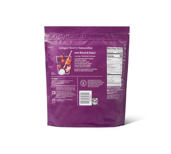 Organic Frozen Triple Berry Blend – Bild 2