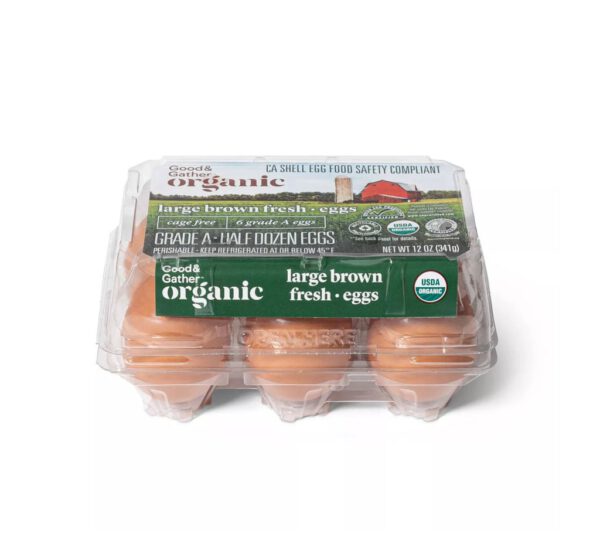 Organic Cage-Free Grade A Large Brown Eggs – Bild 2
