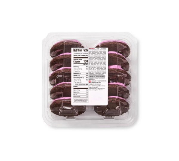 Valentine's Day Pink Frosted Chocolate Cookies – Bild 3