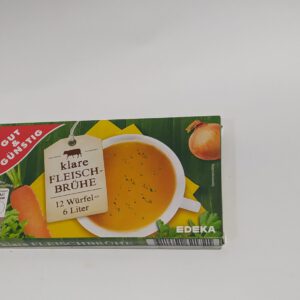 G&G klare Fleischbrühe 12 Wuerfel = 6l