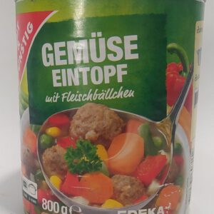 G&G Gemüseeintopf mit Fleischbällchen 800g Edeka