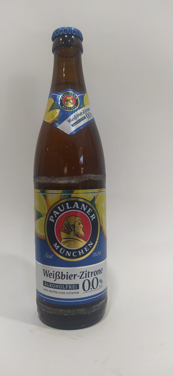 Paulaner Weissbier-Zitrone 0,0 alkoholfrei 0,5l